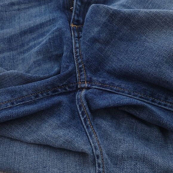 Rag and Bone Ankle Cigarette Womens Size 28 Blue Gold Metallic Dip Hem - Picture 13 of 16